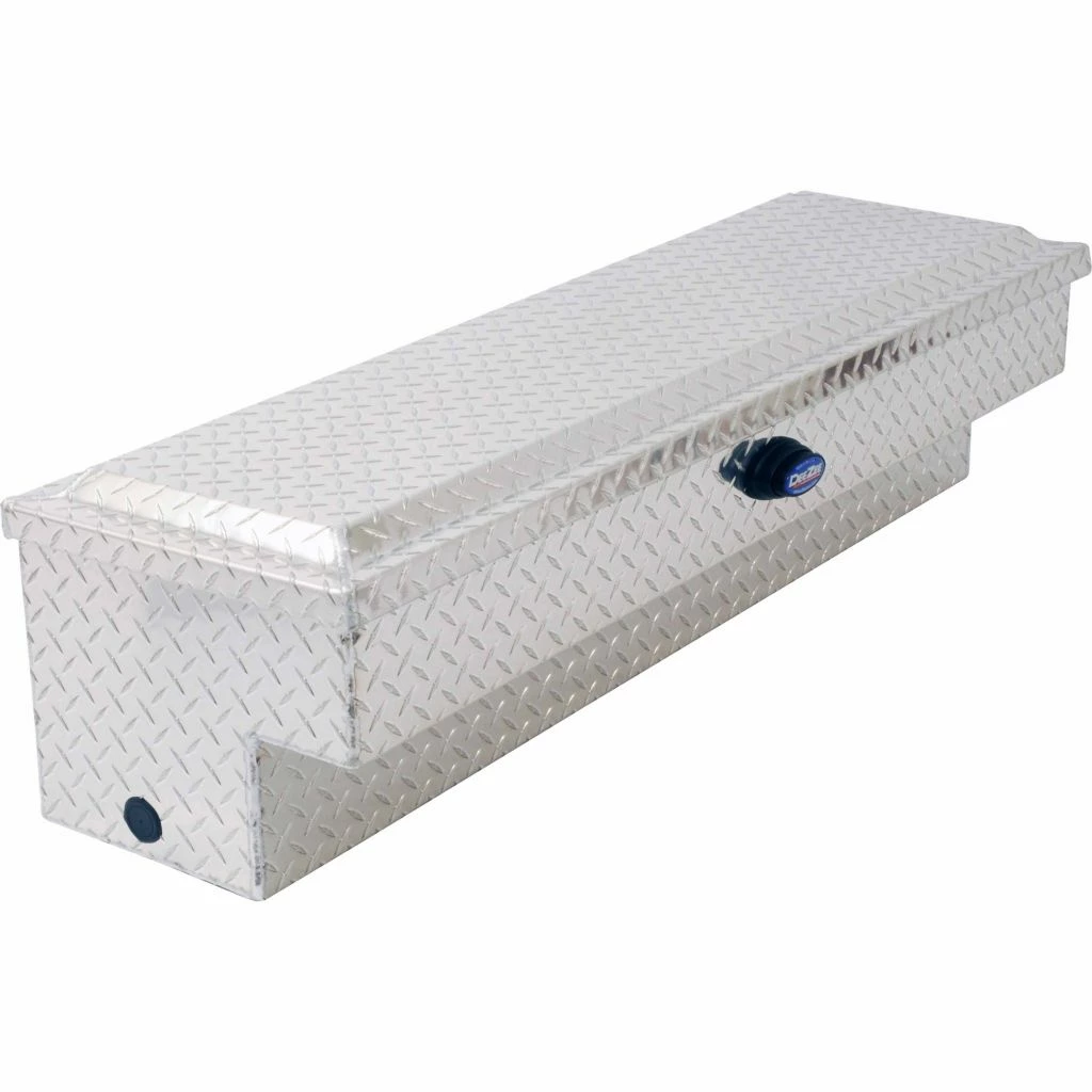 Dee Zee Blue Label Crossover Side-Mount Tool Box, 14 in. x 52 in. x 17 in., Silver, DZ 9748 3 Dee Zee Blue Label Crossover Side-Mount Tool Box, 14 in. x 52 in. x 17 in., Silver, DZ 9748
